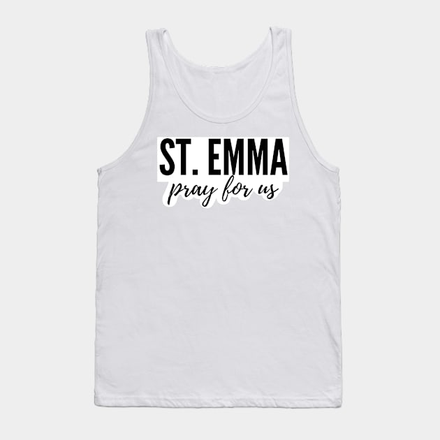 St. Emma pray for us Tank Top by delborg